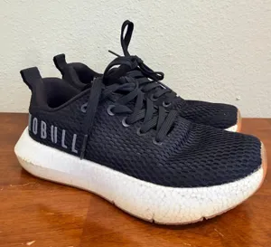 Nobull Journey‎ Black White Running Shoes Women's 6.5 Mesh Gym Trainer Sneakers thumbnail 1