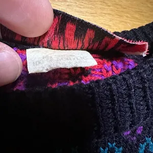 Vintage fornelli sweater xl ugly sweater Cosby Christmas holiday winter thumbnail 7