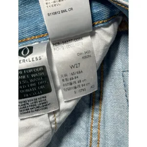 Levis Premium 501‎ Original Shorts Light Wash Distressed Cut Off W27 56327-0086 thumbnail 3