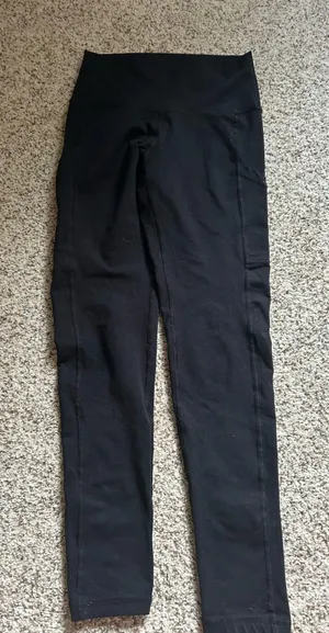 OFFLINE by Aerie Black High-Rise Leggings with pockets thumbnail 1