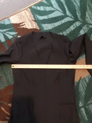 Athleta Avenue Blazer Womens Size 8 Black Stretch Travel Office Buniness Classic thumbnail 11