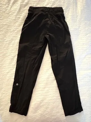 EXCELLENT Lululemon Dance Studio Mid Rise Crop 25" Pants Black Activewear 2 thumbnail 4