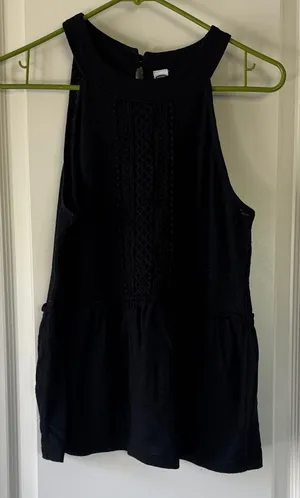 Old Navy Black Sleeveless Tank Top / M25 thumbnail 1