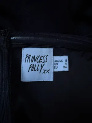 Princess Polly Strapless Jumpsuit Black thumbnail 3