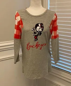 NWT Gameday Couture Ohio State T Shirt Sz L thumbnail 1