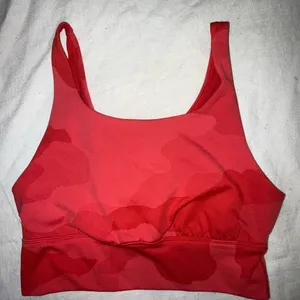 Aerie Camo Red Sports Bra thumbnail 1