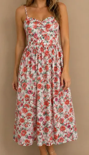NEW Altar’d State Floral Maxi Dress Size XL NWT thumbnail 1