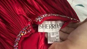 Sherri Hill Prom Dress Red thumbnail 6