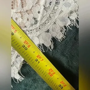 Speechless White Lace Halter Mini Dress‎ Boho Bohemian Rehearsal Size XS 0274 thumbnail 3