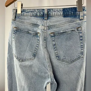 Abercrombie & Fitch Distressed The Dad High‎ Rise Jeans in Blue Size 27 thumbnail 6