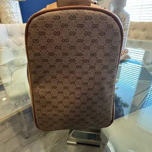 Gucci Brown Monogram Tote Bag thumbnail 3