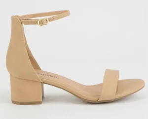 Nude Chunky Heel Ankle Strap Sandal thumbnail 4