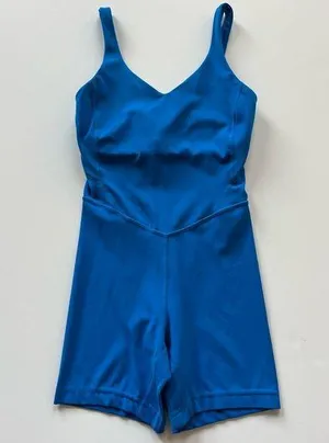 lululemon athletica Align Onesie 8” Poolside -Size 4 thumbnail 1