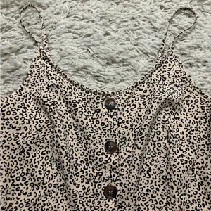 Japna Black and Cream Spaghetti Strap Mini Dress Size M thumbnail 10