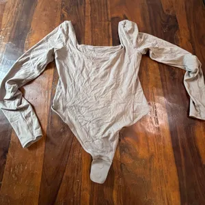 Lululemon Align Long Sleeve Bodysuit Tan Beige Square‎ Neck Nulu Womens Size S thumbnail 6