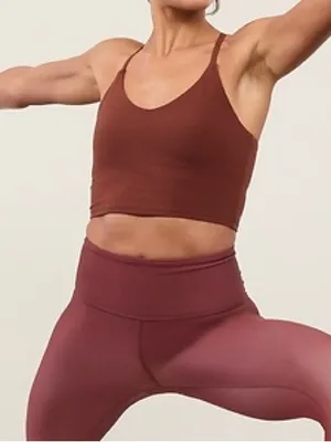 Athleta V-Neck Longline Sportsbra thumbnail 1