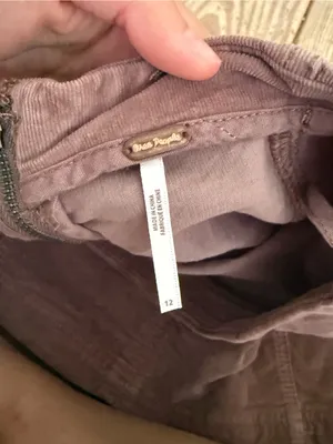 Free People Corduroy Mini Skirt size 12 thumbnail 3