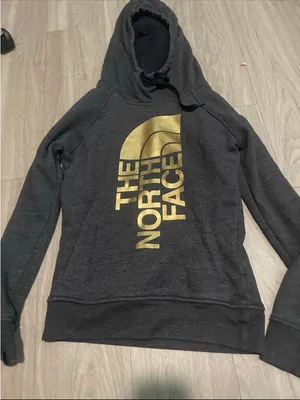 The North Face Black Pullover Hoodie with Black Drawcord thumbnail 1