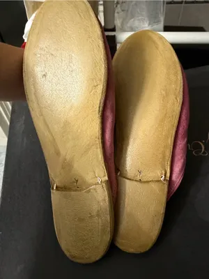 Sabah Shearling Baba Mule W39 Pink Size 8 thumbnail 3