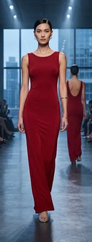 Club L London Maxi Gown Red Size 10 (UK 14) Special Occasion Party Wedding Glam thumbnail 1