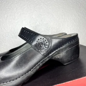 Dansko Solitaire Black Womens Size 40 Clog Open Back Slip On Professional thumbnail 3