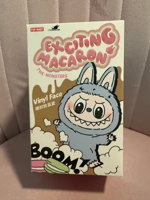 Authenticated POP MART Exciting Macaron Vinyl Labubu thumbnail 2