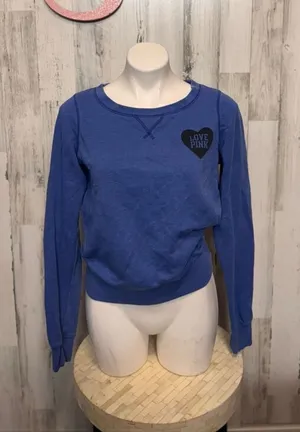 Victoria's Secret Crewneck blue size small PINK thumbnail 1