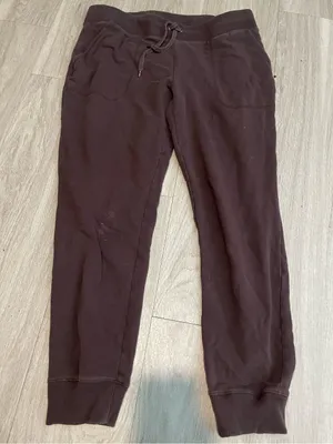 L.L. Bean Women's Brown Drawstring Jogger Pants thumbnail 1