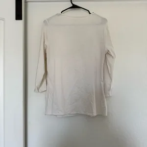 Coldwater Creek Women’s White Long Sleeve Top Beaded Embellished Boho Indie‎ Y2k thumbnail 2