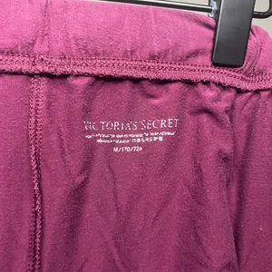 Victoria's Secret burgundy pajama shorts thumbnail 3