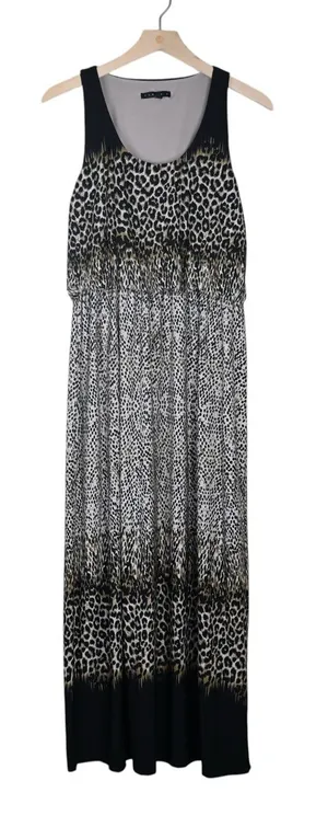 Tiana B Women's Sleeveless Blouson Animal Print Maxi Dress thumbnail 1