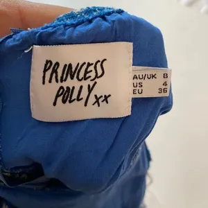 Princess Polly Blue Floral Romper Dress sz : 4 Cottagecore Mini thumbnail 4
