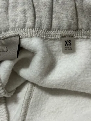 Essentials Fear of God Women’s Uni-Sex XS Heather Light Grey Joggers Sweatpants thumbnail 5