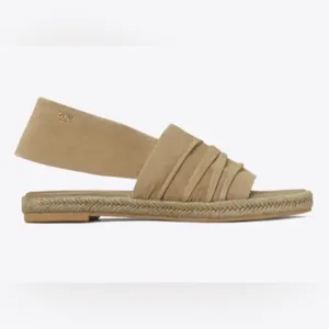 Tory Burch Suede Slingback‎ Espadrille Sandals Size 6.5- New thumbnail 2