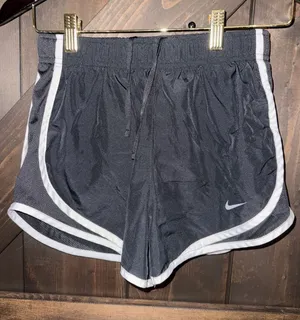 Nike Women's XS Running Shorts Black‎ White thumbnail 1