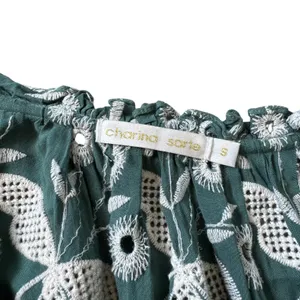 Charina Sarte Resort Mini Dress Green thumbnail 6