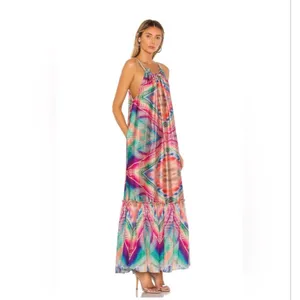 Le Superbe Kaleidoscope Colorful Pride Maxi Dress thumbnail 9