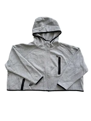 Nike Sportswear Gray Tech Fleece Cape Size Medium thumbnail 3