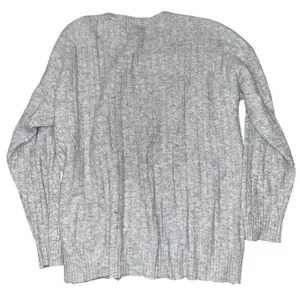 NUUDS Women’s Size L Heather Gray Cozy Knit Oversized Cable Knit Sweater thumbnail 3