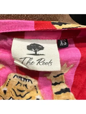 The Roots Pink Tiger Stripe Dress – Tagged XS, Fits Up to Small thumbnail 11
