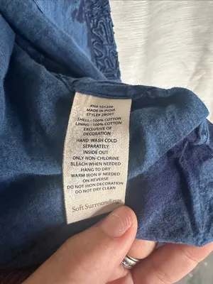 Soft Surroundings Navy Embroidered Open-Front Cropped Jacket thumbnail 9