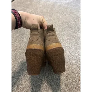 Merrell Tremblant Womens 7.5 Brown Leather Lace Up Wedge minimalist‎ Ankle Boots thumbnail 6