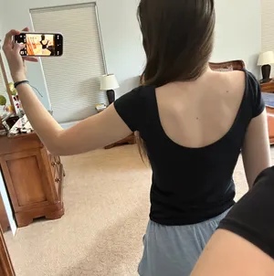 H&M black top thumbnail 7