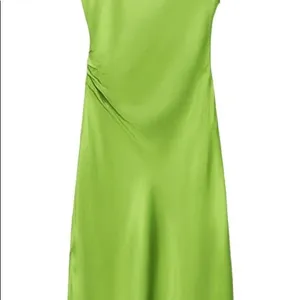 ZARA Slip Dress Lime Green Viral thumbnail 7