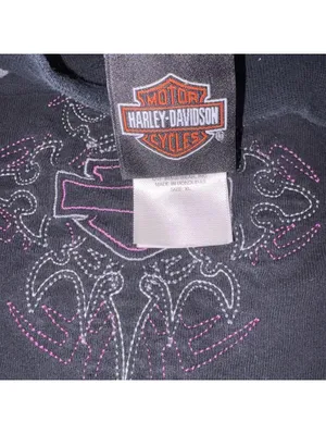 Harley-Davidson Womans XL Sauk City Wisconsin Black Long Sleeve Thick warm Layer thumbnail 6