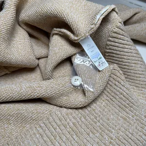 Offline by Aerie Tan Marl V-Neck Button Front Cardigan Sweater Thumbholes Medium thumbnail 8