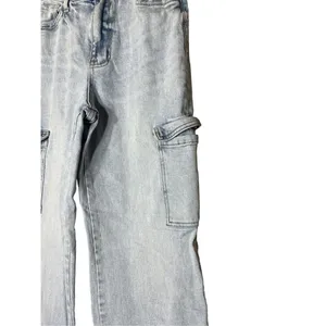 Vervet Jewel 90’s Vintage‎ Straight Cargo Jeans Size 26 thumbnail 4