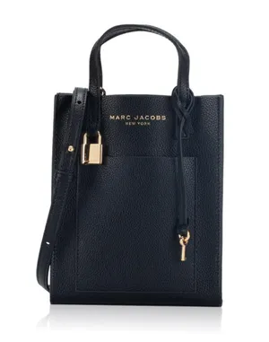 Marc Jacobs Black Leather Small Tote thumbnail 1