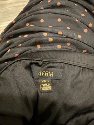 AFRM Riley Skirt With Sepia Dot thumbnail 9