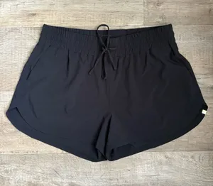 Summersalt Active Black Drawstring Shorts Sz 10 thumbnail 1